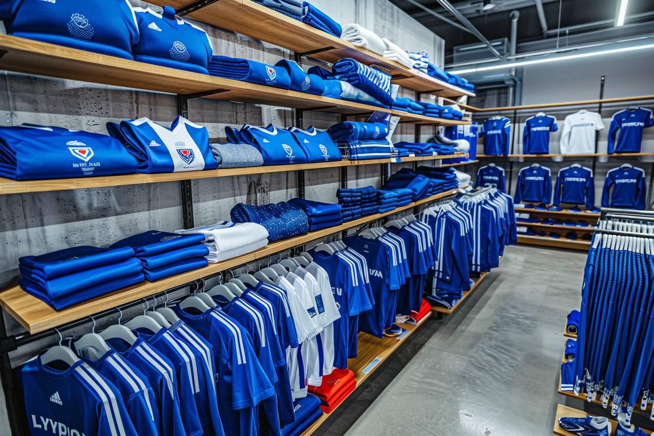 Tenues officielles et équipements de l'Olympique Lyonnais : maillots, survêtements et training OL