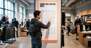 Guide tailles Nike : trouver la bonne pointure et coupe pour chaussures et vêtements
