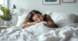Comment bien choisir son oreiller : oreillers moelleux disposés sur un lit moderne et lumineux